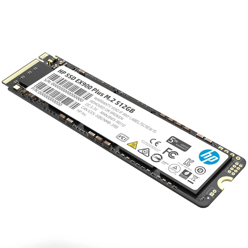 HP SSD EX900 Plus 500Gb PCIe Gen 3x4 NVMe